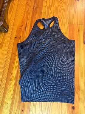 BlackAthletic Mesh Racerback Tank Top